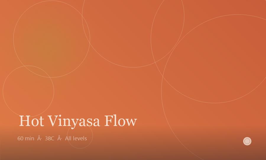 Vinyasa flow class moving through warrior poses